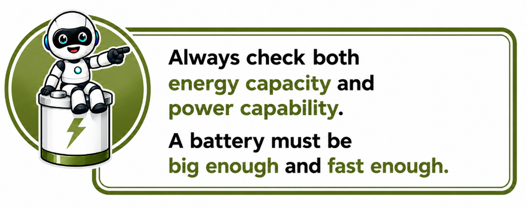 image of capacity check and warnings