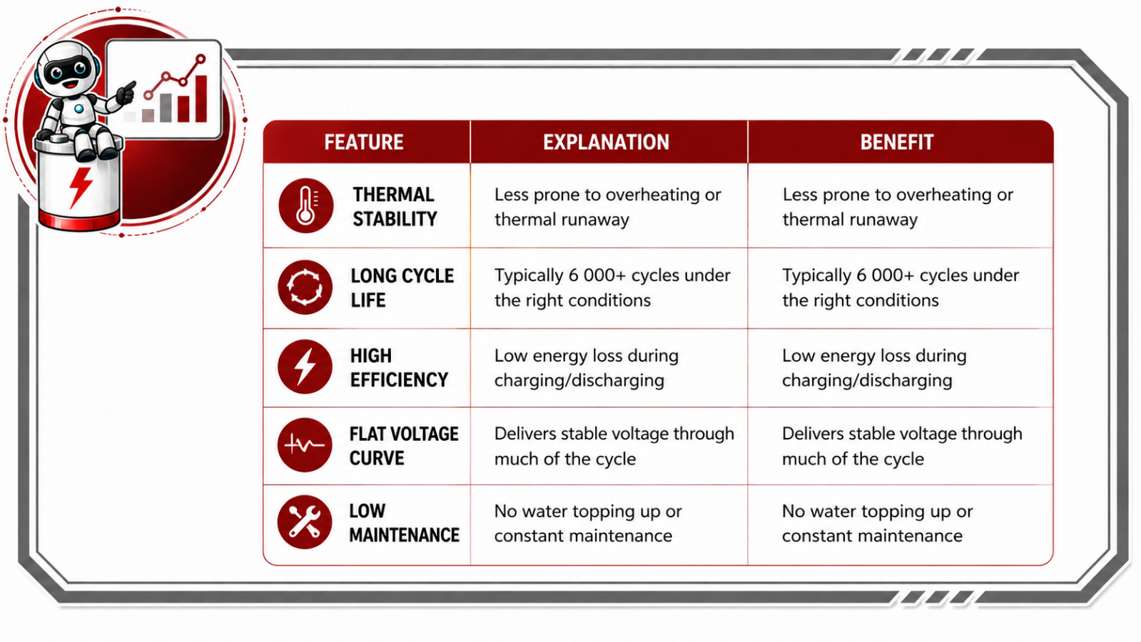 Comparison of LiFePO₄ and other battery technologies