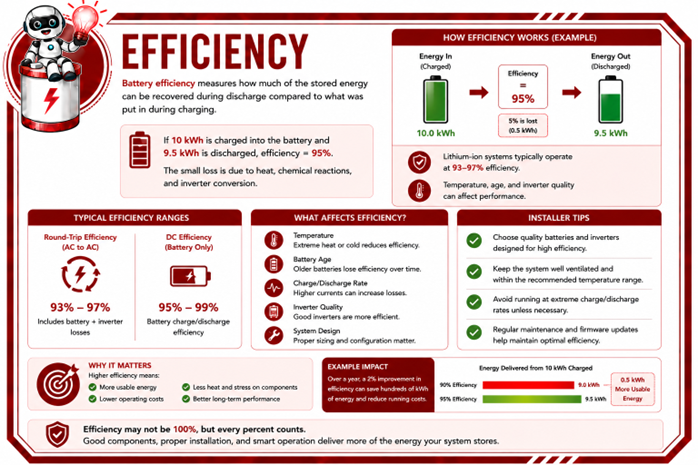 Efficiency diagram
