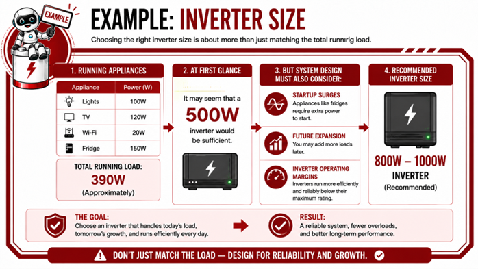 image of inveter sizing